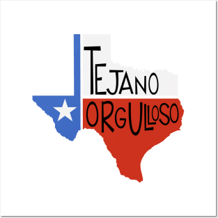 Tejano Orgulloso - Latin Pride Collection Posters and Art